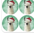 thumbnail image 2 of Fa La La La Llama Christmas Santa Hat 2" Planner Calendar Scrapbooking Crafting Opaque Stickers, 2 of 7