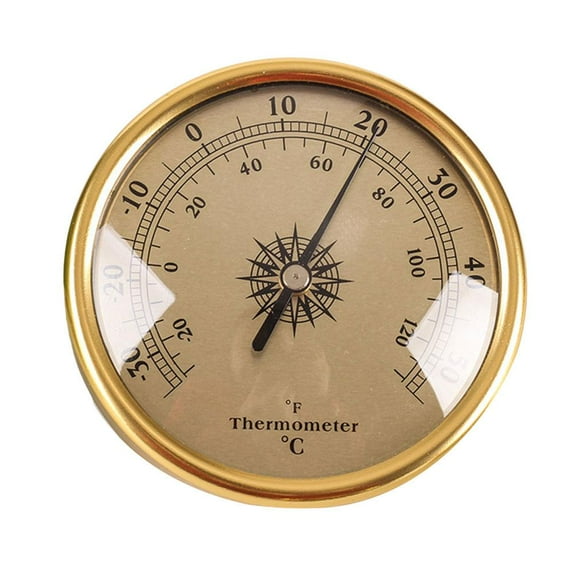 72mm Metal Alloy Wall Mounted Barometer Hygrometer Thermometer for Indoor Garden Climate Monitoring