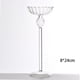 thumbnail image 5 of Candelabro de pilar retro de vidrio transparente, portavelas para bodas L, 5 of 5
