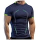 thumbnail image 1 of Men's Short-Sleeved Tight-Fitting Breathable Quick-Drying Clothes Fitness Sports Training Clothes Men's T-ShirtsL, 1 of 4