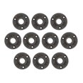 thumbnail image 1 of 10Pcs 1 Inch Malleable Threaded Floor Flange Iron Pipe Fittings Wall Mounted Flange (3 Holes), 1 of 3