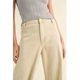thumbnail image 5 of Miou Muse - High Rise Raw Hem Crop Wide Leg Pant - (29" Inseam) - MMP623, 5 of 10