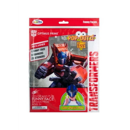 Transformers Pop-Outz! Funny Faces, 24 Count