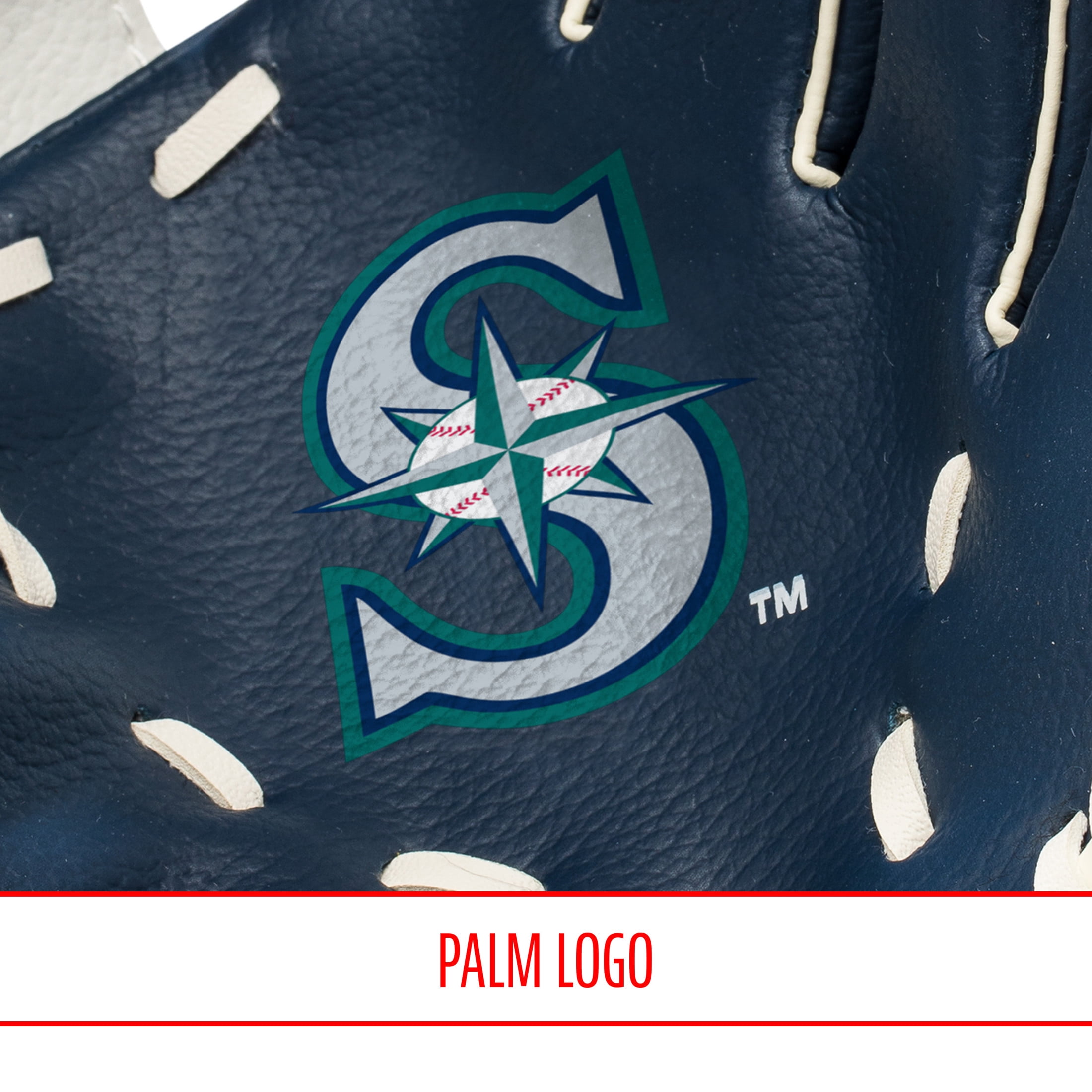 Franklin Sports MLB Seattle Mariners Youth Teeball Glove + Ball Set, 9.5 in