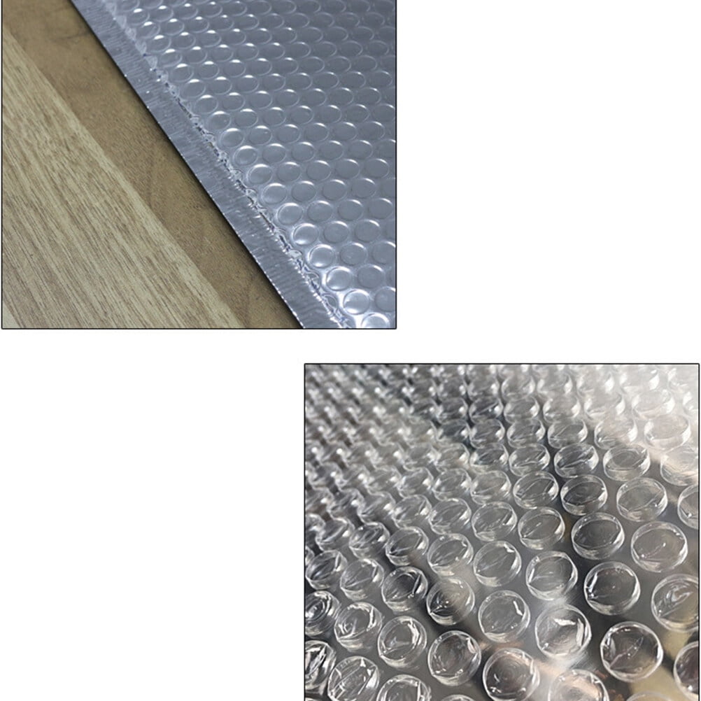 Raindrops 50Pcs Waterproof Shockproof Bubble Bag Silver Aluminum Film Mailing Envelope