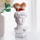 thumbnail image 5 of Portalápices Resina David Retrato Estatua Maquillaje Pincel Almacenamiento Maceta (M) 3 Piezas, 5 of 6