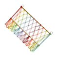 thumbnail image 3 of bedienty Wall Hanging Net Toy Storage Organizer Durable Toy Handwoven Plush Organizer Colorful 80x55cm, 3 of 6