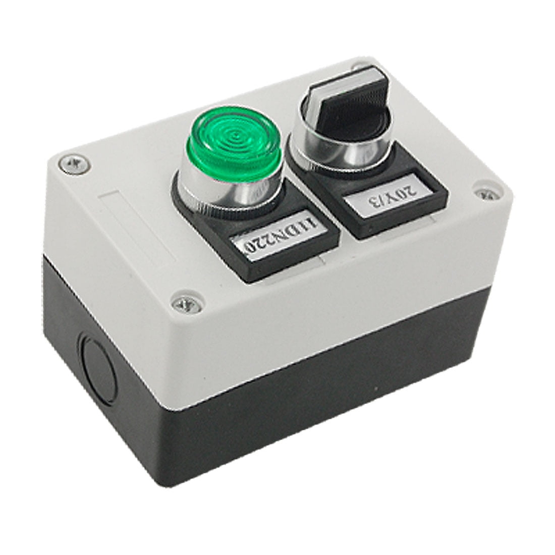 Green Light Switch Rotary Selector Push Button Station