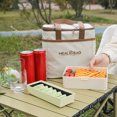 thumbnail image 4 of Fiudx Ofertas Relámpago Bolsa De Picnic Al Aire Libre Bolsa Aislada Bolsa Refrigerada Cesta De Picnic Bolsa De Temperatura Constante Papel De Aluminio Grueso Bolso De Gran Capacidad, 4 of 7