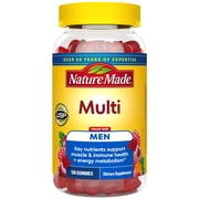 Nature Made Multivitamin For Men Gummies, Mens Multivitamin for Nutritional Support, 150 Ct