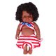 thumbnail image 2 of Black Baby Dolls, 30 cm Para Niños Doll Vinyl Kid Play Doll No Tóxico Lavable Para Regalos de Navidad para Regalos de Año Nuevo, 2 of 7