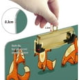 thumbnail image 3 of FMSHPON Cute Fox Yoga Clipboard Hardboard Wood Nursing Clip Board and Pull for Standard A4 Letter 13x9 inches, 3 of 7