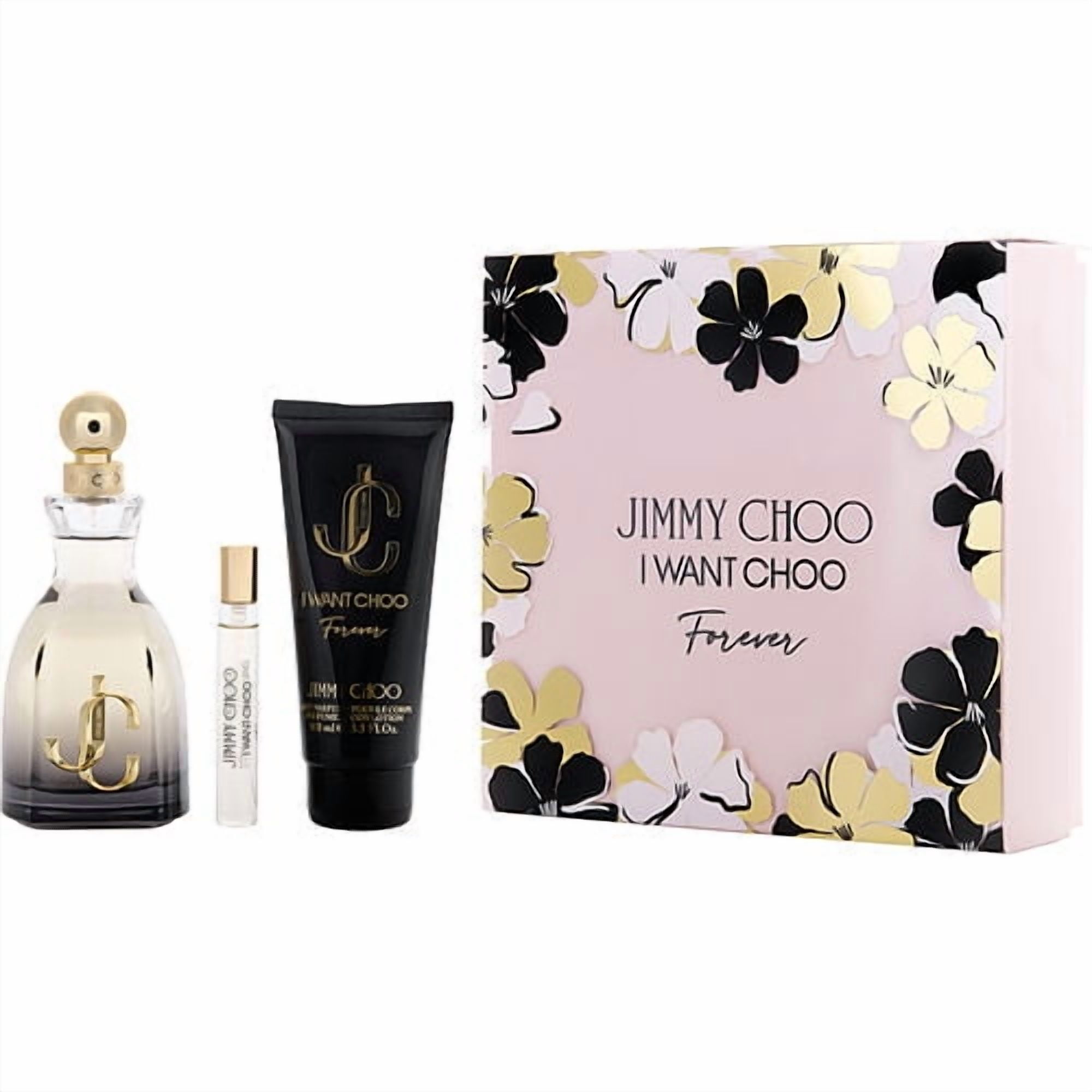 JIMMY CHOO 3 PIECE GIFT SET- 3.3 OZ EAU DE PARFUM SPRAY NEW Box