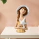 thumbnail image 5 of Estatua de escultura Artware de estatuil de niña adorable para armarios de tocador dormitorio Marrón Zulema Estatuilla de niña, 5 of 7