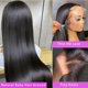 thumbnail image 3 of Pelucas de encaje en la parte delantera HUICHU, 30 cm, lisas, 100% cabello humano, 200% de densidad, 3 of 8