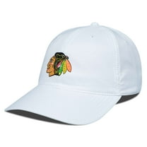 Men's Levelwear White Chicago Blackhawks Matrix Adjustable Hat