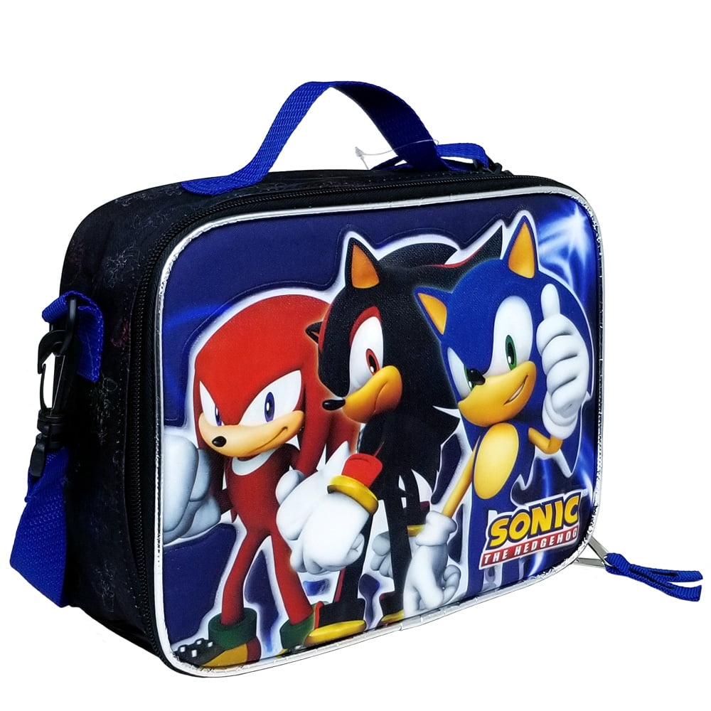 Sonic the Hedgehog Sonic Lunch Bag Shadow, Tails, Knuckles Insulated Travel  Bag