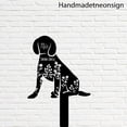 thumbnail image 5 of Handmadetneonsign Beagle Dog Metal With Stake, Beagle Dog Metal Name Sign Stake, Dog Metal Stake Decor 66528, 5 of 5