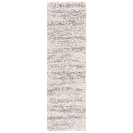 SAFAVIEH Hudson Shag Collection SGH206B Ivory / Beige Rug