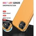thumbnail image 2 of Diverbox for iPhone 12 Case [Shockproof] [Dropproof] [Tempered Glass Screen Protector + Camera Lens Protector],Heavy Duty Protection Phone Case Cover for Apple iPhone 12 (Yellow), 2 of 7