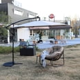 thumbnail image 7 of 10ft Solar - Powered Hanging Umbrella with 40 Lights / Provides Perfect Outdoor Lighting, 7 of 7