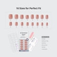 thumbnail image 5 of BTArtbox Press On Nails - Cinnamon, Short Square, Lamp-Curable, 4-Week Wear, Easy-to-Apply, 32 Count All-in-One Kit, 5 of 8