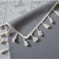 thumbnail image 4 of Mantel Lavable JAMW Antipolvo Con Puntada De Flecos 140*140cm Sencillez, 4 of 4