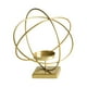 thumbnail image 3 of Candelabro de metal BLESIY con forma de vela de té adorno de hierro para boda Oro redondo, 3 of 8