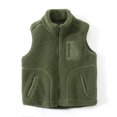 thumbnail image 5 of ANINEO Kids Girls Boys Winter Sleeveless Solid Color Zipper Warm Coat Jacket Warm Clothes, 5 of 5