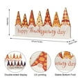 thumbnail image 3 of Double Sided Happy Halloween Thanksgiving Sign, 14.6×6 Inch Wooden Gnome Table Top Decor, Indoor Tabletop Centerpieces Shelf Desk Mantel Rustic Decorations for Home Office, 3 of 7