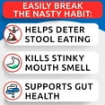 thumbnail image 2 of Bark&Spark Coprophagia Deterrent Chews for Dogs - Stop Poop Eating - Probiotics, Enzymes & Digestive Health - Chicken (120 ct), 2 of 6
