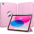 thumbnail image 1 of Funda para iPad MoKo para iPad 11.ª generación, 11 pulgadas/10.ª generación, 10.9 pulgadas, rosa, 1 of 8