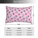 thumbnail image 2 of Fotbe Cherry Strawberry Funda de Almohada Decorativa Estilo Occidental, Lujo en Algodón, Fundas para Almohadas King, Cojín Estampado para Decoración del Hogar-20"x30", 2 of 6