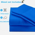 thumbnail image 4 of Universal V Berth 3 Piece 100% Egyptian Cotton 800TC The Best Boat V Berth Bedding Fits mattresses up to 12” Depth Durable & Easy Washable - Great Gift for Boaters ( Egyptian Blue ), 4 of 4