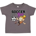thumbnail image 3 of Inktastic Soccer Girl Girls Toddler T-Shirt, 3 of 5