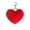 Red-RD Home Decor, variant on karymi Soft Heart Shaped Plush Keychain Pendant, Cute Fluffy Key Ring for Book Bag Backpack Purse Decoration, Available in Multiple Colors, 10x8 cm/3.9x3.2 in Birthday Gifts