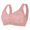 Pink, variant on Bras for Old Women Comfortable Front Closure No Underwire Support Bras Full Coverage Everyday Sleep Bras, 36B/C-46B/C