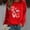 Red, variant on EQWLJWE Womens Long Sleeve Sweatshirts Love Heart Graphic Crewneck Casual Pullover Valentine's Day Tops