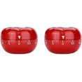 thumbnail image 5 of 2 juegos de temporizadores de cocina de 360 ​​grados, forma de tomate, forma de fruta, accesorios mecánicos de cuenta regresiva, lindo reloj, equipo de calculadora JM, 5 of 5