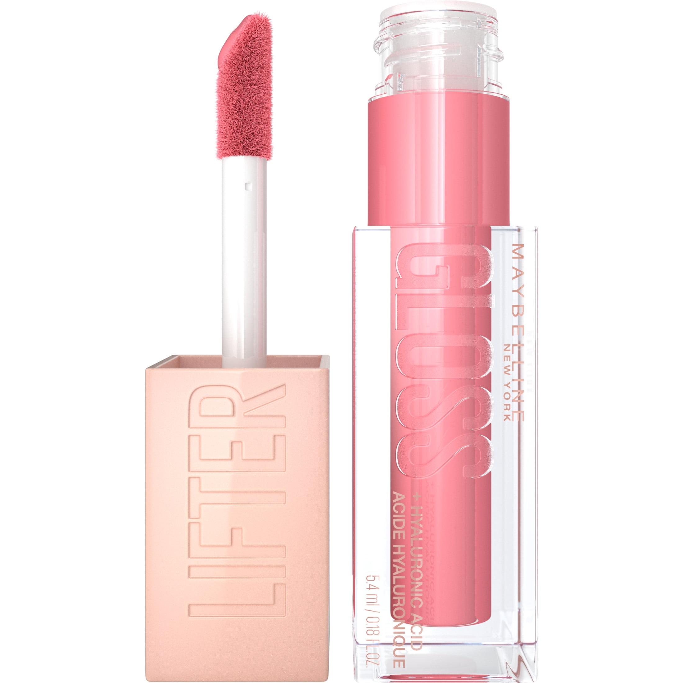 (2 pack) Maybelline Lifter Gloss Lip Gloss Makeup With Hyaluronic Acid, Gummy Bear, 0.18 fl oz