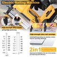 thumbnail image 3 of Electric nail shooting machine,And 200pcs 50mm With 200pcs 32mm Stapler Nailer With 32mm And 200pcs Nailer With 200pcs Dsfen Siuke Nail Stapler Huiop Dl Hine Stapler, 3 of 5