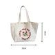 thumbnail image 1 of Bolsa De Hombro Bolso de lona con estampado de tulipanes y letras de gran capacidad para estudiantes Sywqhk Para Estrenar, 1 of 9