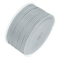 thumbnail image 3 of Unique Bargains Nylon Beading Thread Cord 2mm Extra Strong Braided Nylon String for Necklace Crafting 15M/49 Feet, Pale Grey, 3 of 5