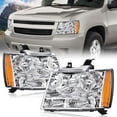 thumbnail image 5 of PIT66 Corner Headlight Assembly Chrome/Clear Fit For Chevy Tahoe Suburban 1500 07-2014, 5 of 9