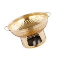 thumbnail image 5 of yotijay Alcohol Hot Pot, Catering Food Warmer, Food Warmer, Buffet Warmer, Chafing Dish, Small Chinese Hotpot for Outdoor Banquet 23x13.4cm, 5 of 9