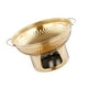thumbnail image 5 of Olla caliente con alcohol para cocinar en casa, calentador de alimentos para catering, miniolla para acampar , Oro, 21.2 X 12.7 Cm 212 x 127 cm, 5 of 9