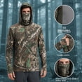 thumbnail image 3 of RPOVIG Camo Hunting Long-Sleeve Hooded Sweatshirt for Men UPF 50+ Fishing Hiking Camp Shirt,S-3XL, 3 of 7