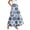 Blue2, variant on Maxi Skirts for Women Floral Casual Comfort A line Summer Skirts Bohemian High Waist Flowy Skirt with Pockets