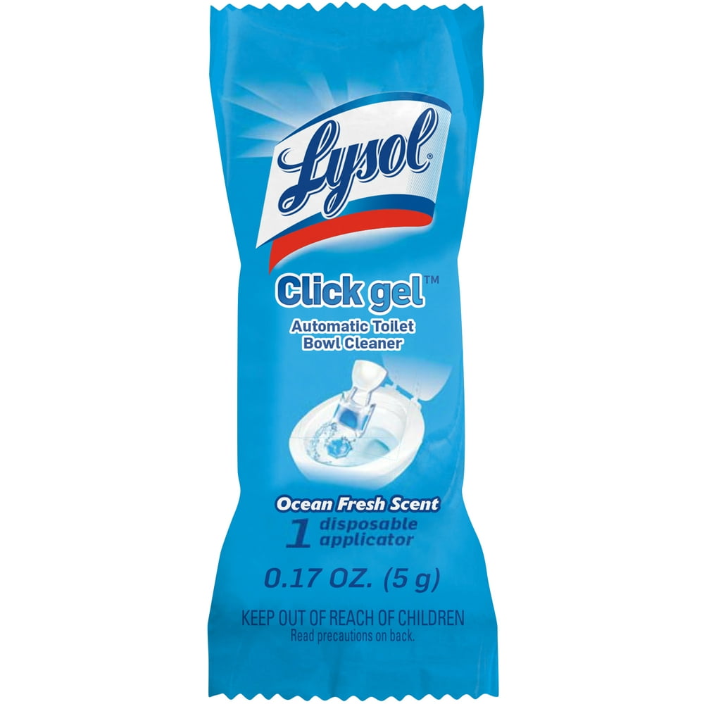 Lysol Automatic Toilet Bowl Cleaning Click Gel, Ocean Fresh Scent, .17