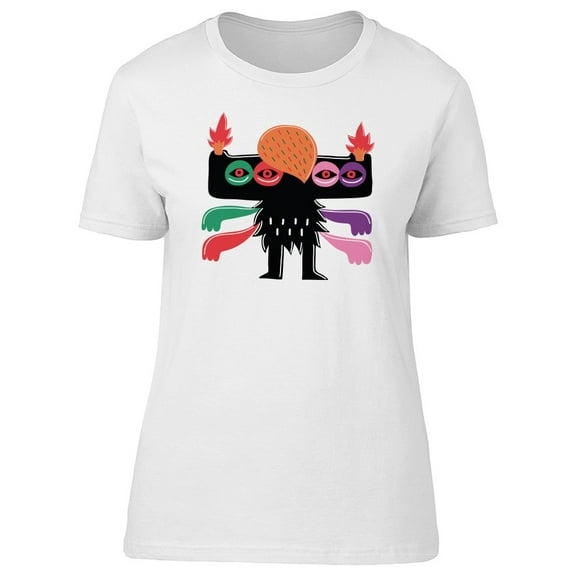 Abstract Four Eye Black Monster Tee Men's -Image by Shutterstock